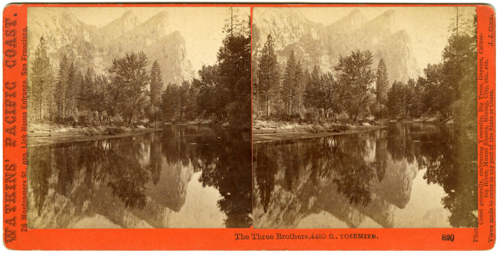 #820 - The Three Brothers, 4480 ft. Yosemite.