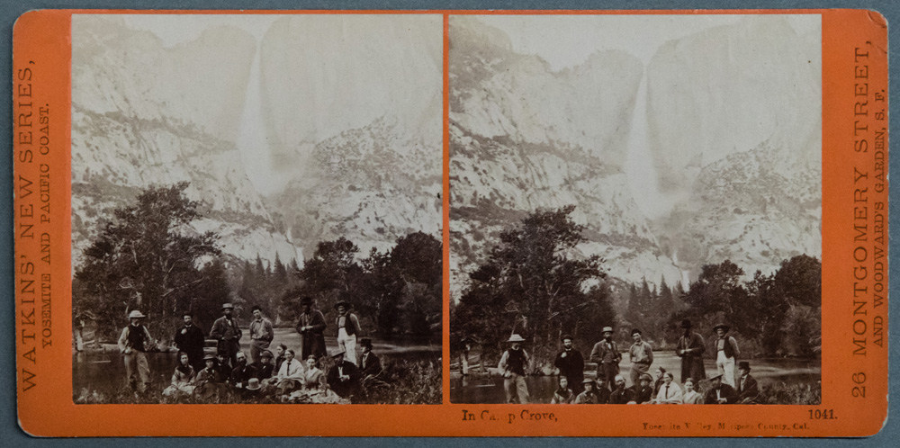 Watkins #1041 - In Camp Grove, Yosemite Valley, Mariposa County, Cal.