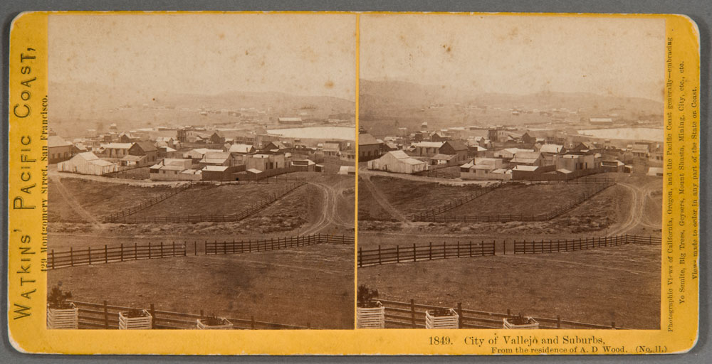 Watkins #1849 - City of Vallejo and Suburbs. From the residence of A.D. Wood. (No. 11)