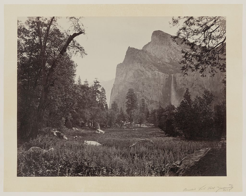 Watkins #13 - Bridal Veil Fall in Springtime, Yosemite