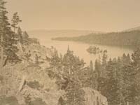 #1007 - Emerald Bay, View from the Cascade, Lake Tahoe, El Dorado County
