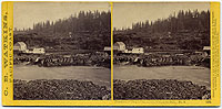 1216 - Panorama of Oregon City and the Willamette Falls #3