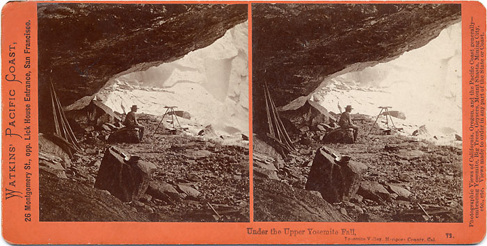 Watkins #72 - Under the Upper Yosemite Fall