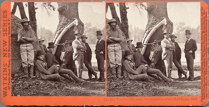 Watkins #3051 - The first Tourists who made the ascension of the Half Dome