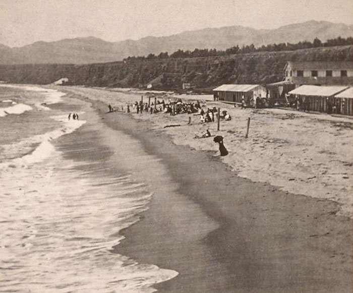 Watkins #4754 - Sea Bathing, Santa Monica, Cal.