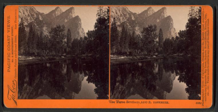 #820 - The Three Brothers, 4480 ft. Yosemite.