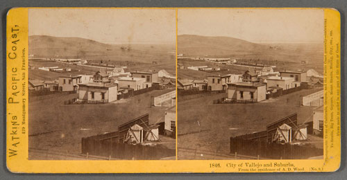 #1846 - City of Vallejo and Suburbs. From the residence of A.D. Wood. (No. 8)