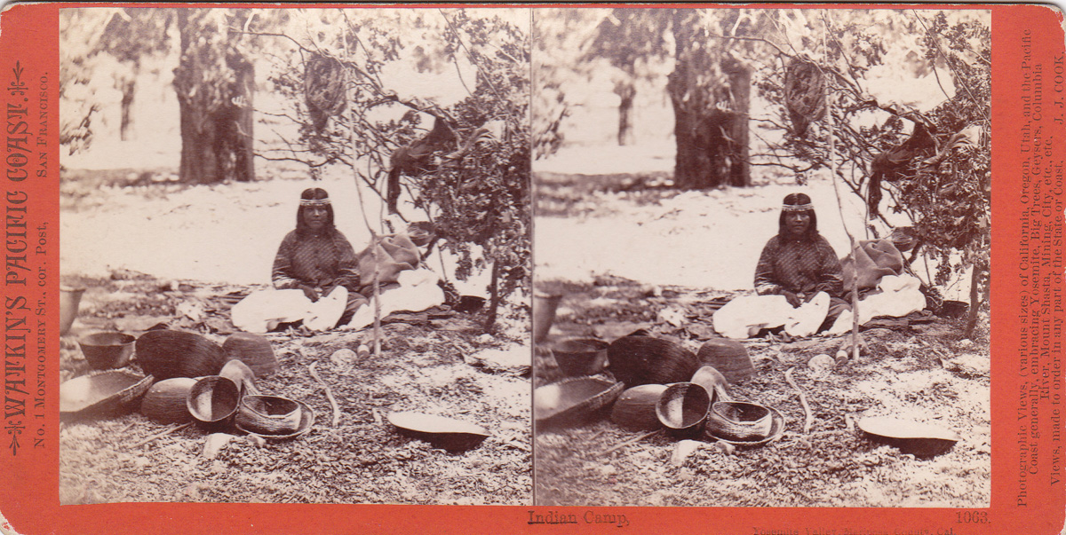 Watkins #1063 - Indian Camp, Yosemite Valley, Mariposa County, Cal.