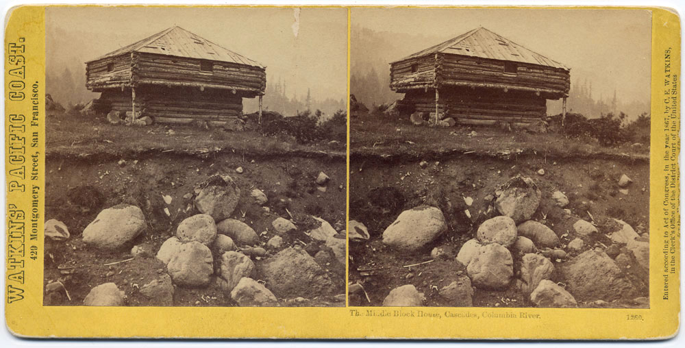 Watkins #1260 - The Middle Block House, Cascades, Columbia River