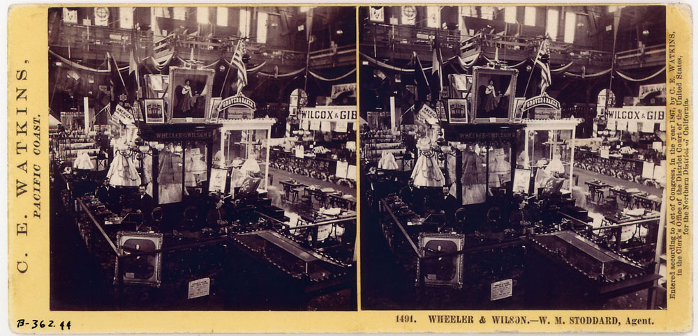 Watkins #1491 - Wheeler & Wilson. - W. M. Stoddard, Agent.