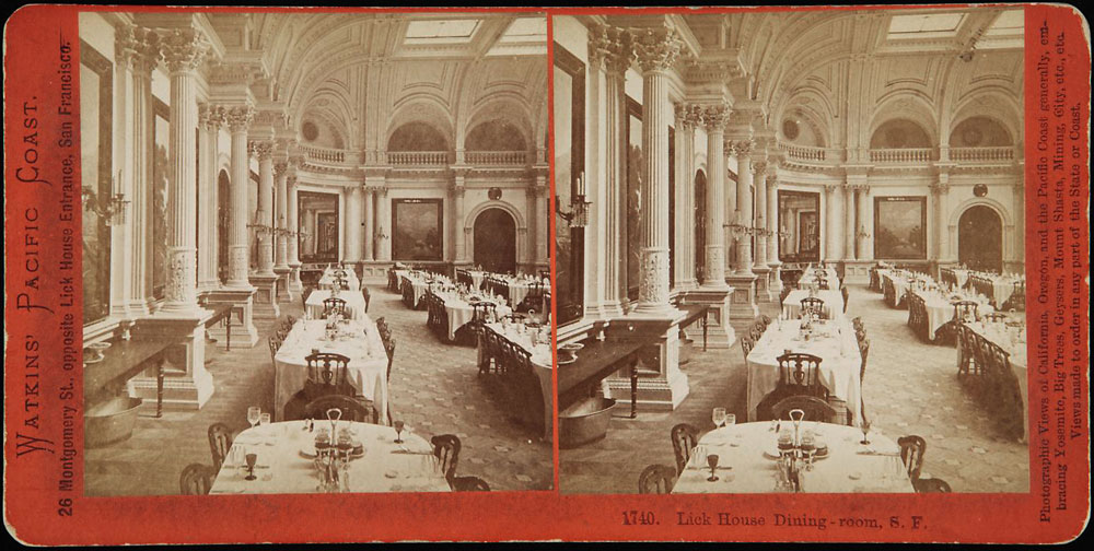 Watkins #1740 - Lick House Dining-room, S.F.
