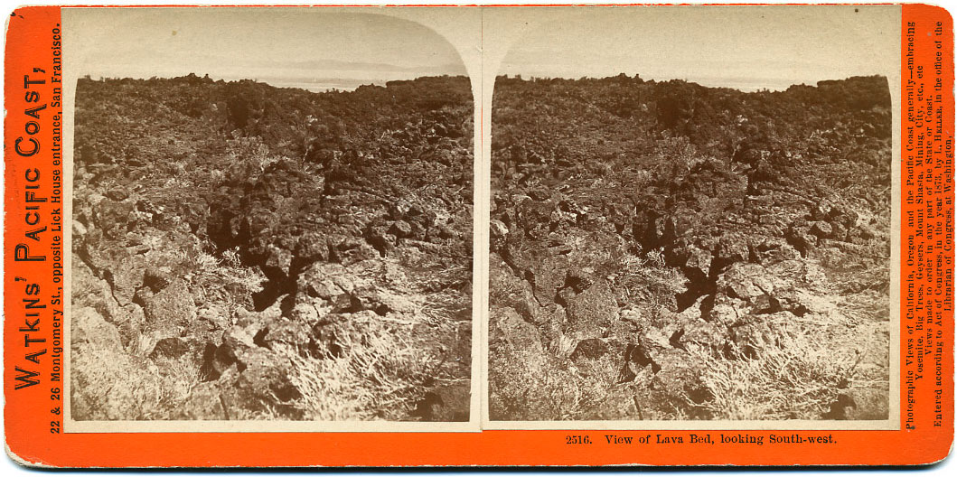 Watkins #2516 - View of Lava Bed, looking South-west.