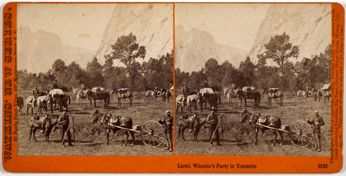 #3133 - Lieut. Wheeler's Party in Yosemite, Mariposa County, Cal.