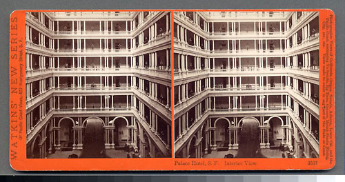 #3551 - Palace Hotel, Interior View, San Francisco.