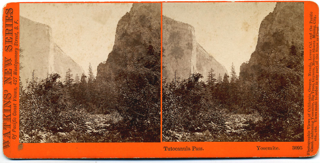 Watkins #3095 - Tutocaula Pass. Yosemite