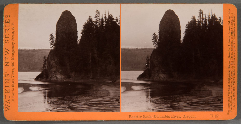 Watkins #E29 - Rooster Rock, Columbia River Scenery, Oregon