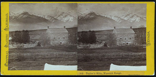 #362 - Taylor's Mills, Wasatch Range