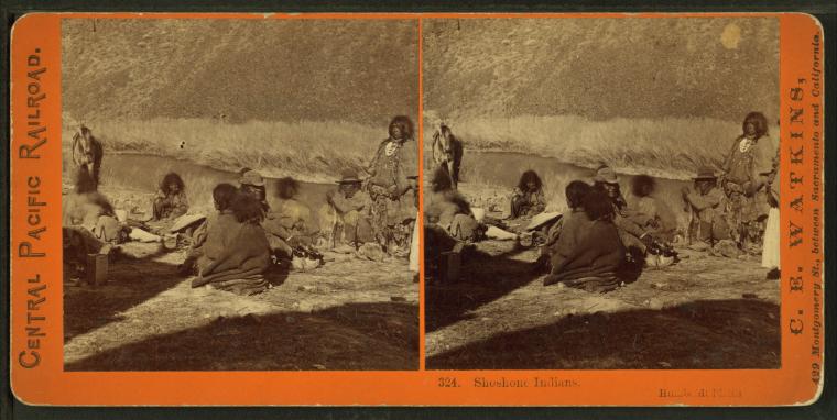 #324 - Shoshone Indians, Humboldt Plains