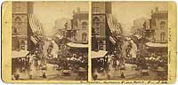 582 - Montgomery Street, from Market, July 4th, 1864, S.F.
