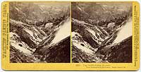 1573 - The Devil's Cañon, Geysers, View looking down the Cañon, Napa Co., Cal.