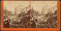 3004 - Pohono, or the Bridal Veil, (900 Ft.), View from the Black Spring, Yosemite Valley, Mariposa County, Cal.