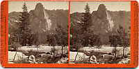 3016 - The Sentinel. Front View. 3270 feet. Yosemite Valley, Mariposa County, Cal.